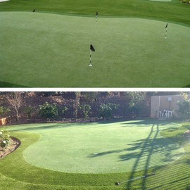 Shuonuo Pro Putting Green Artificial Grass Golf Turf - 5FTX11FT Indoor Outdoor Golf Training Mat, Astroturf Synthetic Fake Grass for Baseball Football Gym Sports