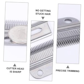 Replacement Taper Blades Set for Hair Clippers Stainless Steel Trimmer Heads for Accurate Cutting Compatible Professional Grooming Kits