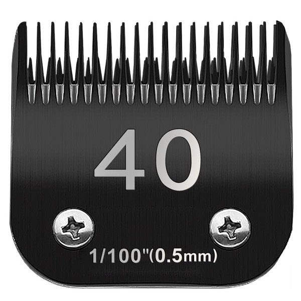 TRAH 40# Blade Dog Grooming Clipper Replacement Blades Compatible with