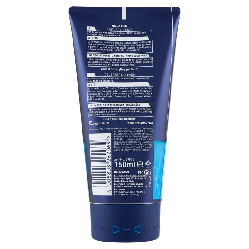 Nivea Gel Aqua Tube 6 Mega Strong Gel 150 ml