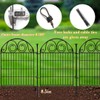 Getlay Tall Garden Fence Animal Barrier with Gate, 36 in(H)