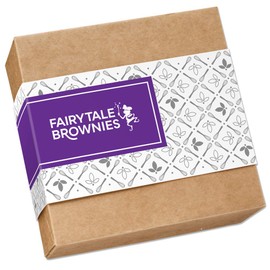 Fairytale Brownies Brownie Double Dozen Gourmet Chocolate Food Gift Basket - 3 Inch Square Full-Size Brownies - 24 Pieces - Item LF124