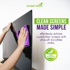 Screen Mom Screen Cleaner Purple Microfiber Cloths (4-Pack) - Microfiber