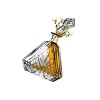 Godinger Dublin Triangular Crystal Decanter