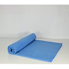 Bana Kuru Sports Lightweight Microfibre Large Beach Towel 80cm x 175cm in Blue