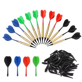 GSE Games & Sports Expert 12 Pcs 16 Grams Plastic Soft Tip Darts for Electronic Dart Board. Plus 60 Free Dart Tips