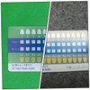 minkissy Sets Supply Kit Tooth Shade Cards Pvc Simple Light