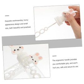 Kisangel 8Pcs Bubble Wands Interactive Outdoor Fun Bubble Maker for Boys for Parties Backyard Pool Activities