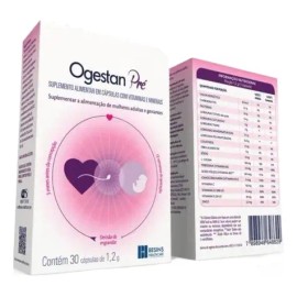 Ogestan Pré Cápsulas Suplemento Multivitamínico Prenatal