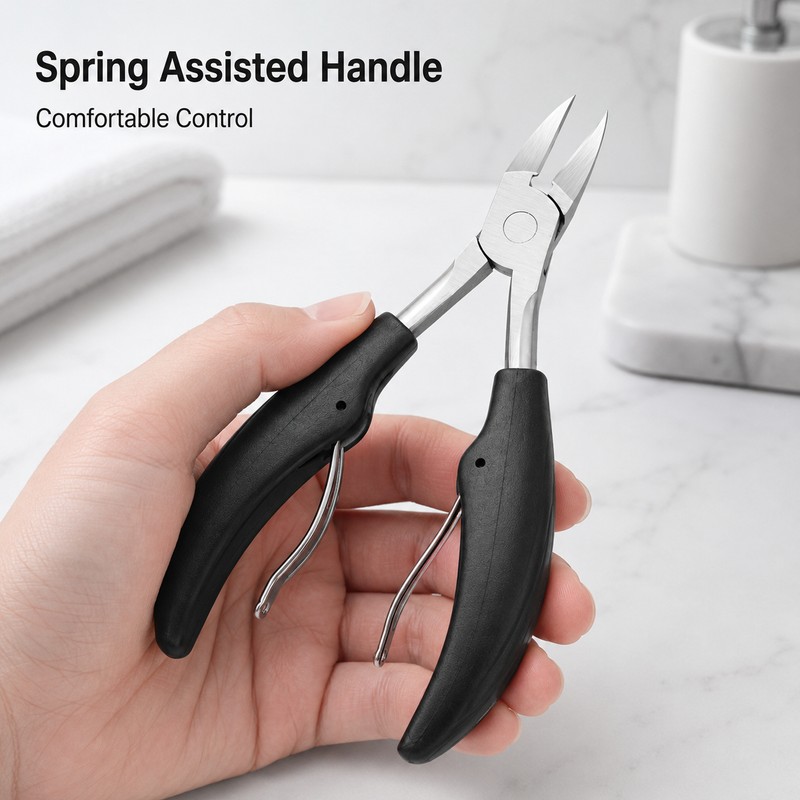 Ingrown Toenail Clippers for Thick Nails – Precision Curved Blade