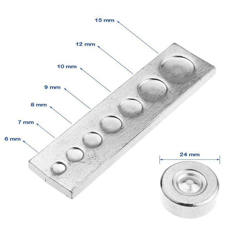 Sumncaon 11PS/Set Leather Craft Hollow Hole Puncher with base included.