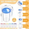Newtay 6 Pack Early Learning Kids Easy Pouring Mini Pitchers