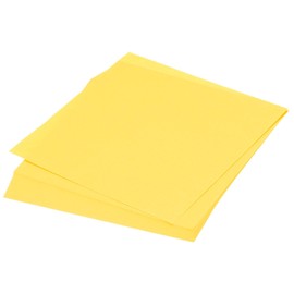 QUARKZMAN 75 Sheets Origami Paper Printed on Both Sides 6 x 6 Inches (15 x 15 cm) Square Sheets for Crafts, Beginners, Gift Decoration, Fluorescent Yellow