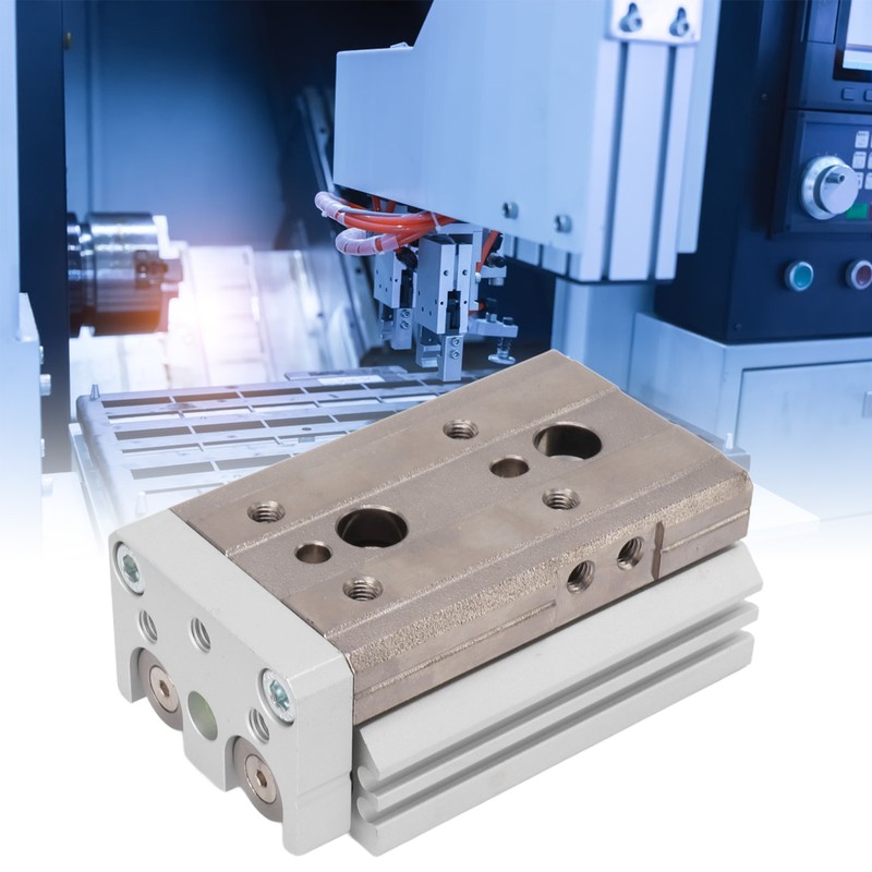 Pneumatic Cylinder SMC Type Dual Shaft Rod Double Acting Precise