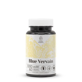 Garden Organics Blue Vervain 60 Capsules | High-Potency Herbal Dietary Supplements | Made with Vegetarian Capsules, Blue Vervain (Verbena Hastata) Dried Herb (60 Count)