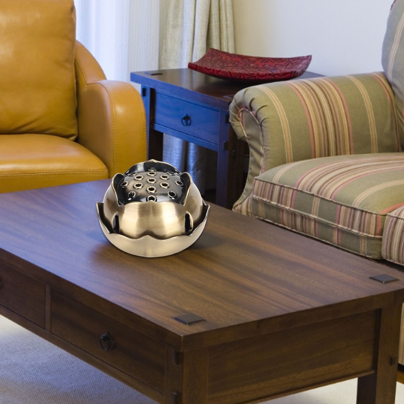 Incense Burner Antique Exquisite Metal Incense Burner Holder for Incense