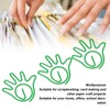 100pcs Paper Clips Innovative Cute Small Palm Shape Reusable Mini