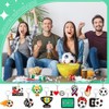 36 Pack Soccer Keychains - Fun Party Favors & Gifts