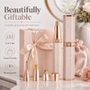 4-in-1 Electric Facial Shaver for Women – Rechargeable Hair Remover