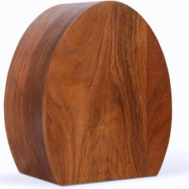 Wooden Cremation Urn for Human Ashes - Wood Urn Box for Adult Cremains (Blank, Extra Large)