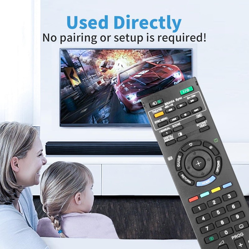 RM-GD014 Remote Control Compatible with Sony LCD HDTV KDL-32EX400 KDL-32EX500