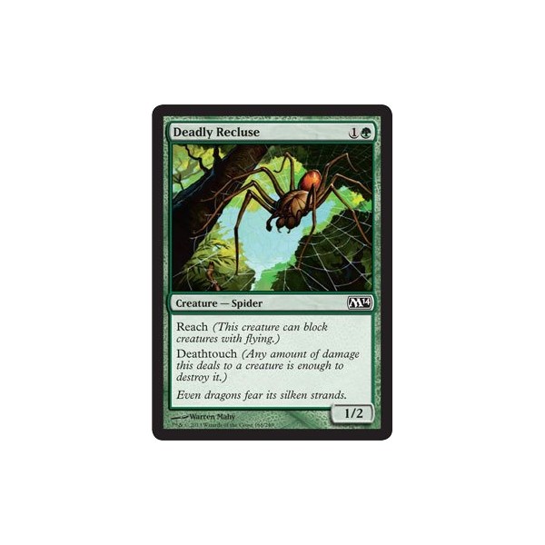 Magic The Gathering - Deadly Recluse - Magic 2014 - Foil
