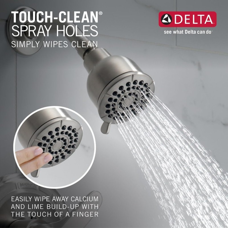 Delta Foundations 13 Series 2-Spray Shower Faucet Set, Chrome Shower