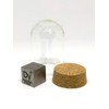 Elemental Specimen Dysprosium Dy (0.4 inch (10 mm) Cube, Engraved