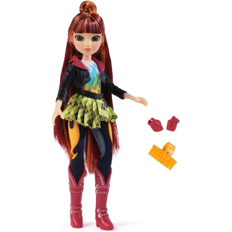 Unicorn Academy 9.5-Inch Valentina Doll with Highlighted Hair & 5