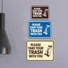 Signs ByLITA Classic Framed Please Take Your Trash With You