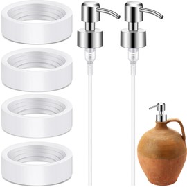 LemonRoad 4 Pcs Threading Tool and Dispenser Set Thread Cutter for Pottery with Clay Threading Pottery Tools for Soap Dispenser Ceramics Uniform Threads(White)