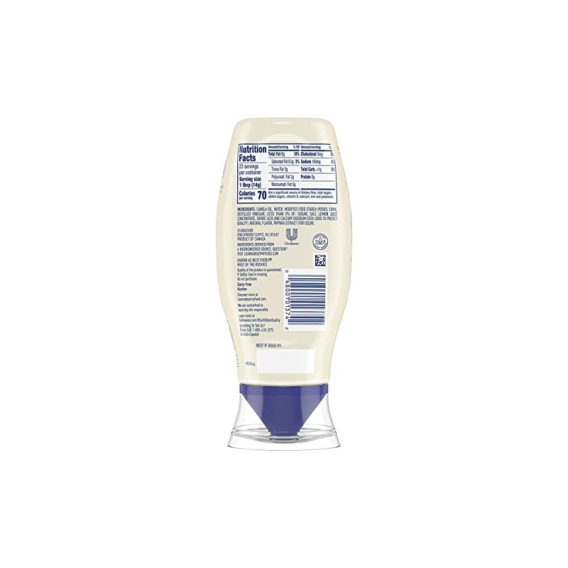 Hellmann's Vegan Squeeze 12 oz, paquete de 3