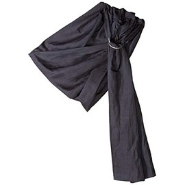 Ring Sling Baby Carrier - Extra Soft Bamboo and Linen Beautiful Fabric That is Designed to be Extra Soft, Rugged and Floppy After Machine Washed and Dried by Hip Baby Wrap (Boulder)