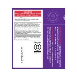 New Chapter New Chapter Organic Vitamin D3+ Gummies C 72% Less Sugar, 1,000 IU USDA Organic Vitamin D, ONE Daily Gummy for Strong Bones & Muscle Function, Non-GMO, Gluten Free, Mixed Berry Flavored, 60ct