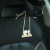 YGMONER Super Cute Swing Chick Mirror Hanging Car Interior Accessories