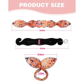 TPZORJX 6 pcs Haarknotenmacher Hair Bun Maker dutt maker Haarknoten Maker Flexible Donut Brötchen Twist Haarstyling Französisch Deft Dutt Haarband Frisierhilfe Wiederverwendbare Haarschmuck 2 Modelle