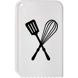 Azeeda 'Whisk and Spatula' Plastic Ice Scraper (IC00042893)