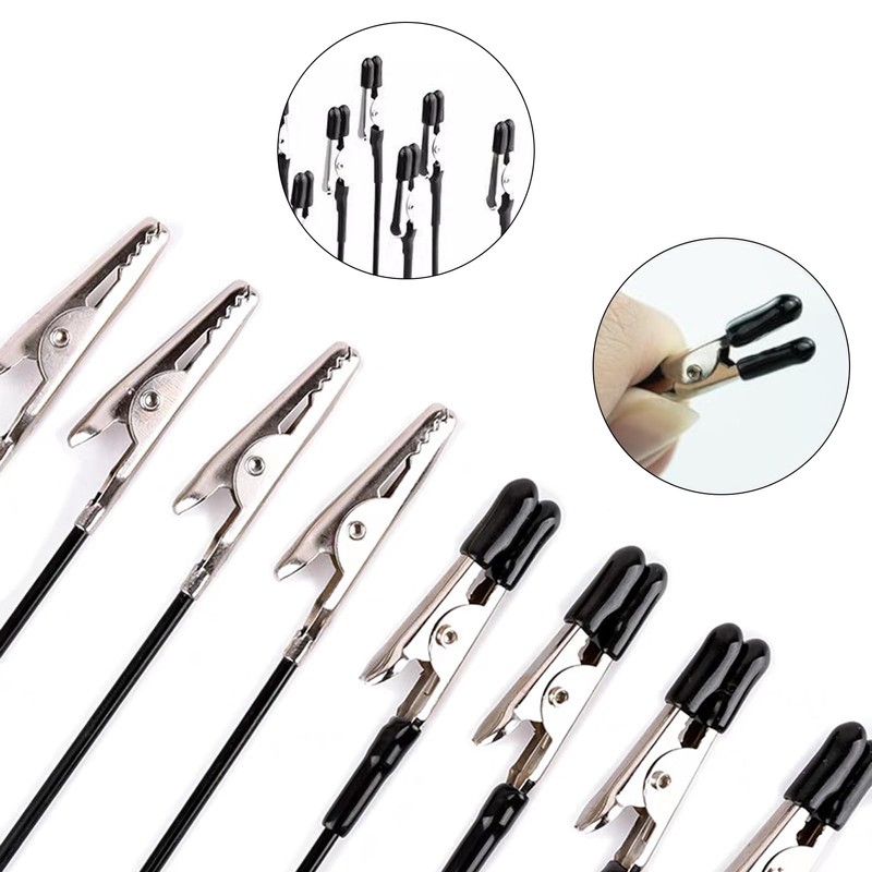 12 PCS Model Painting Stand Base Holder Magnetic Bendable Alligator