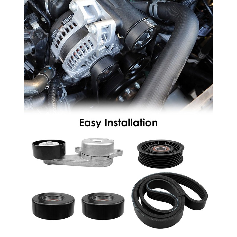 Replace 90K-38274A Serpentine Belt Kit, Serpentine Belt Tensioner Kit Fits