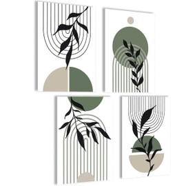 Boho Picture Set Poster Boho Decoration Set Wall Decoration Set Abstract Pictures Yoga Poster Wall Pictures Living Room Poster Vintage Wall Pictures Set