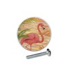 Flamingo #exo100 KNOB - Flamingos Series - 1.5" Ceramic Cabinet