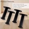 4Pcs Adjustable Bed Support Legs 10-16.5", Heavy Duty Support Legs