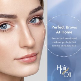 HairOff Instant Eyebrow Shapers 18 Each (Pack of 3)