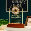 YWHL 40th Wedding Anniversary Clock Gifts for Parents, 40 Years