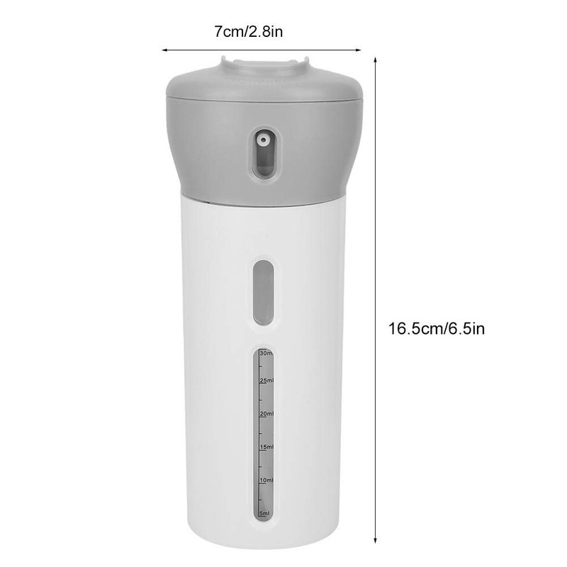 TOPINCN 4 in 1 Shampoo Container Bottle Portable Travel Conditioner
