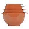 BoxedHome Nesting Plastic Mixing Bowl Set, 4 Piece Mixing Bowl