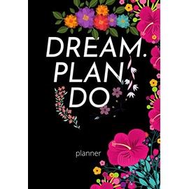 DREAM PLAN DO planner: ME, MYSELF AND MY GOALS,WeeklyTask List Planner ,Travel Wishlist, Relationship Goals,Note