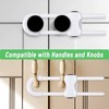 6 Packs Sliding Cabinet Locks, Modacraft Baby Proofing U-Shaped Child