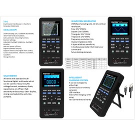 Hantek 2C42 Handheld Oscilloscope Multimeter 2 in 1 Multifunction Tester 2CH+DMM 40MHz Scope