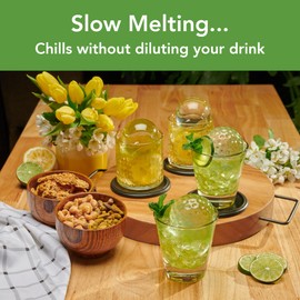 Tovolo Sports Themed Ice Molds, Assorted Set of 4 - Large Ice Mold Gift Set - Unique Ice Mold Chills Drinks - Odor-Free Freezer Storage, Dishwasher-Safe with Silicone Plunger